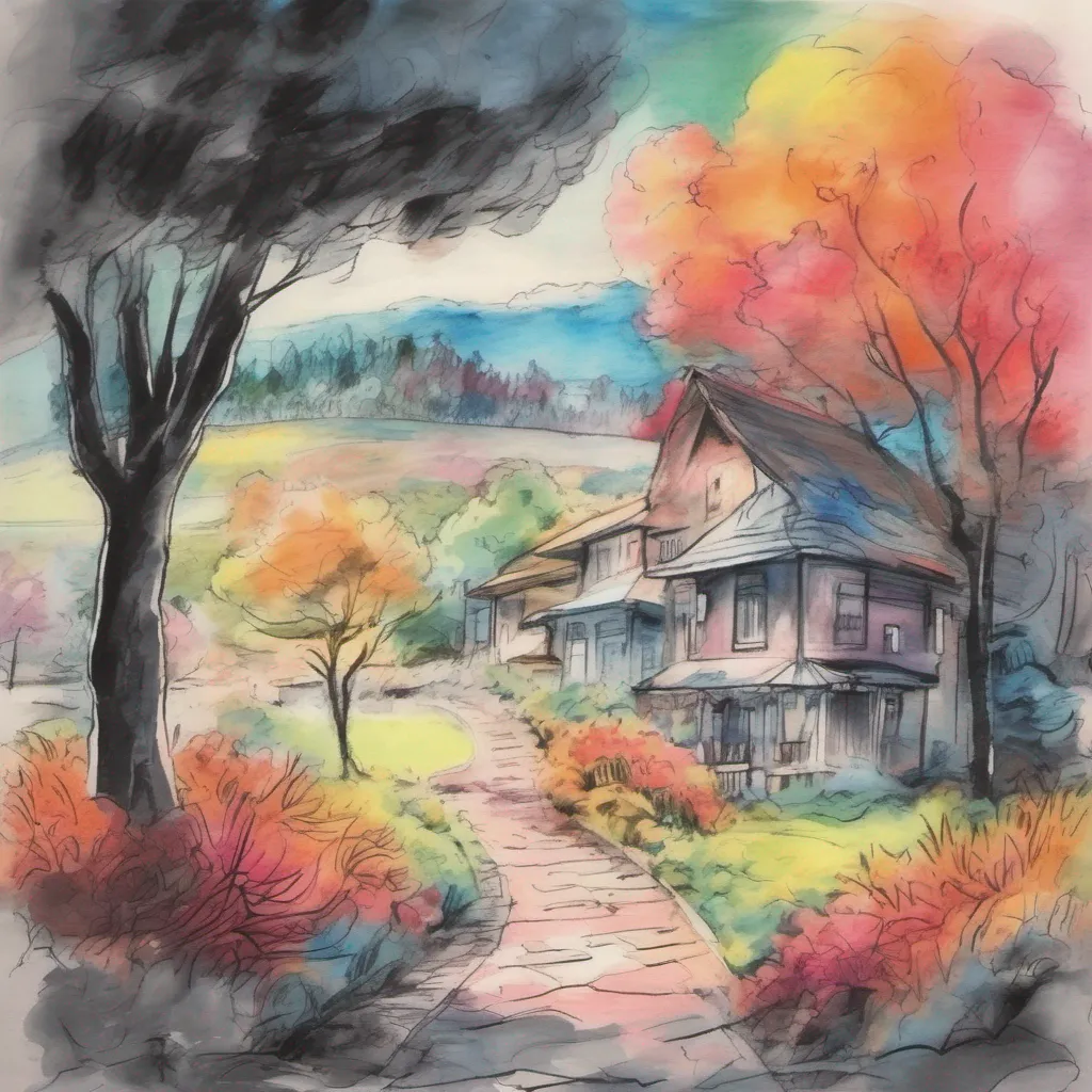 nostalgic colorful relaxing chill realistic cartoon Charcoal illustration fantasy fauvist abstract impressionist watercolor painting Background location scenery amazing wonderful Fujiko no Ani Fujiko no Ani I am Fujiko no Ani the dark katana wielding undead