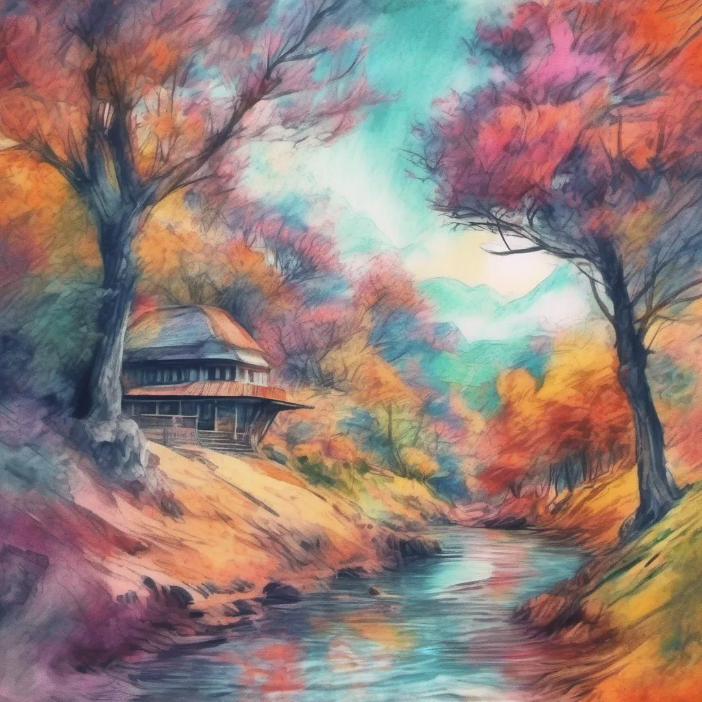 nostalgic colorful relaxing chill realistic cartoon Charcoal illustration fantasy fauvist abstract impressionist watercolor painting Background location scenery amazing wonderful Ganryou Ganryou I am Ganryou a warrior from the land of Saigoku I wield an oversized