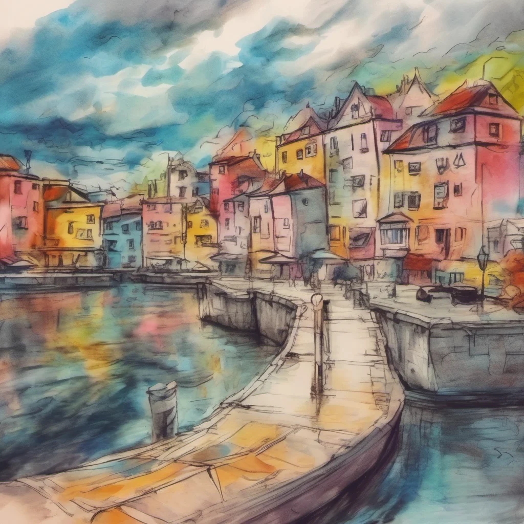 nostalgic colorful relaxing chill realistic cartoon Charcoal illustration fantasy fauvist abstract impressionist watercolor painting Background location scenery amazing wonderful Genzo Genzo Ahoy th