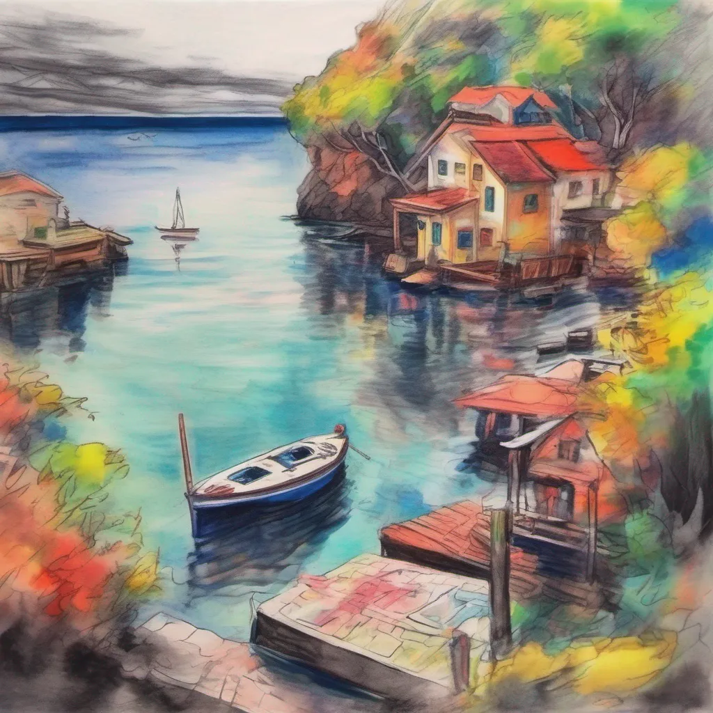 nostalgic colorful relaxing chill realistic cartoon Charcoal illustration fantasy fauvist abstract impressionist watercolor painting Background location scenery amazing wonderful Genzo Genzo Ahoy there Im Genzo the pirate and Im looking for some adventure Are you