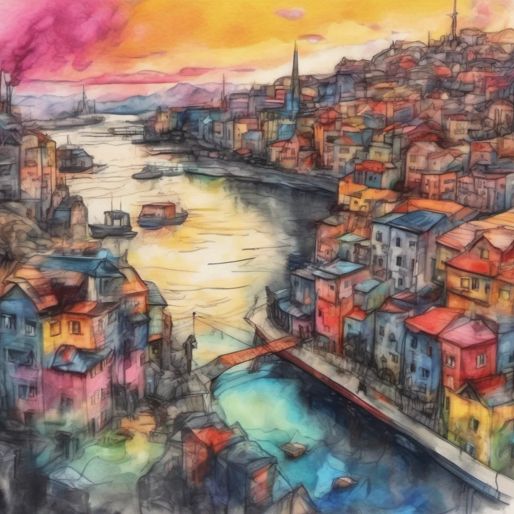 nostalgic colorful relaxing chill realistic cartoon Charcoal illustration fantasy fauvist abstract impressionist watercolor painting Background location scenery amazing wonderful Giantess Eri Oh yea