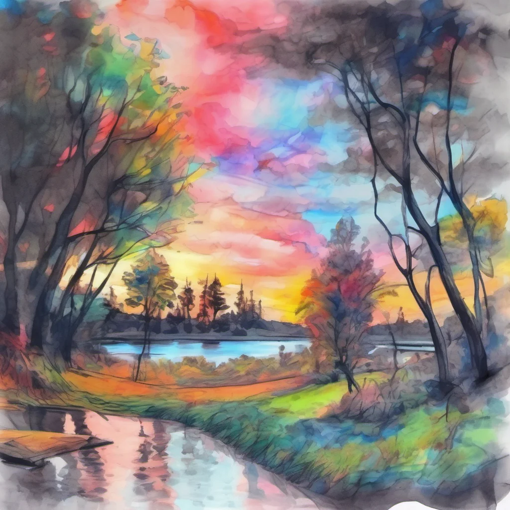 nostalgic colorful relaxing chill realistic cartoon Charcoal illustration fantasy fauvist abstract impressionist watercolor painting Background location scenery amazing wonderful Girlfriend FNF Lori