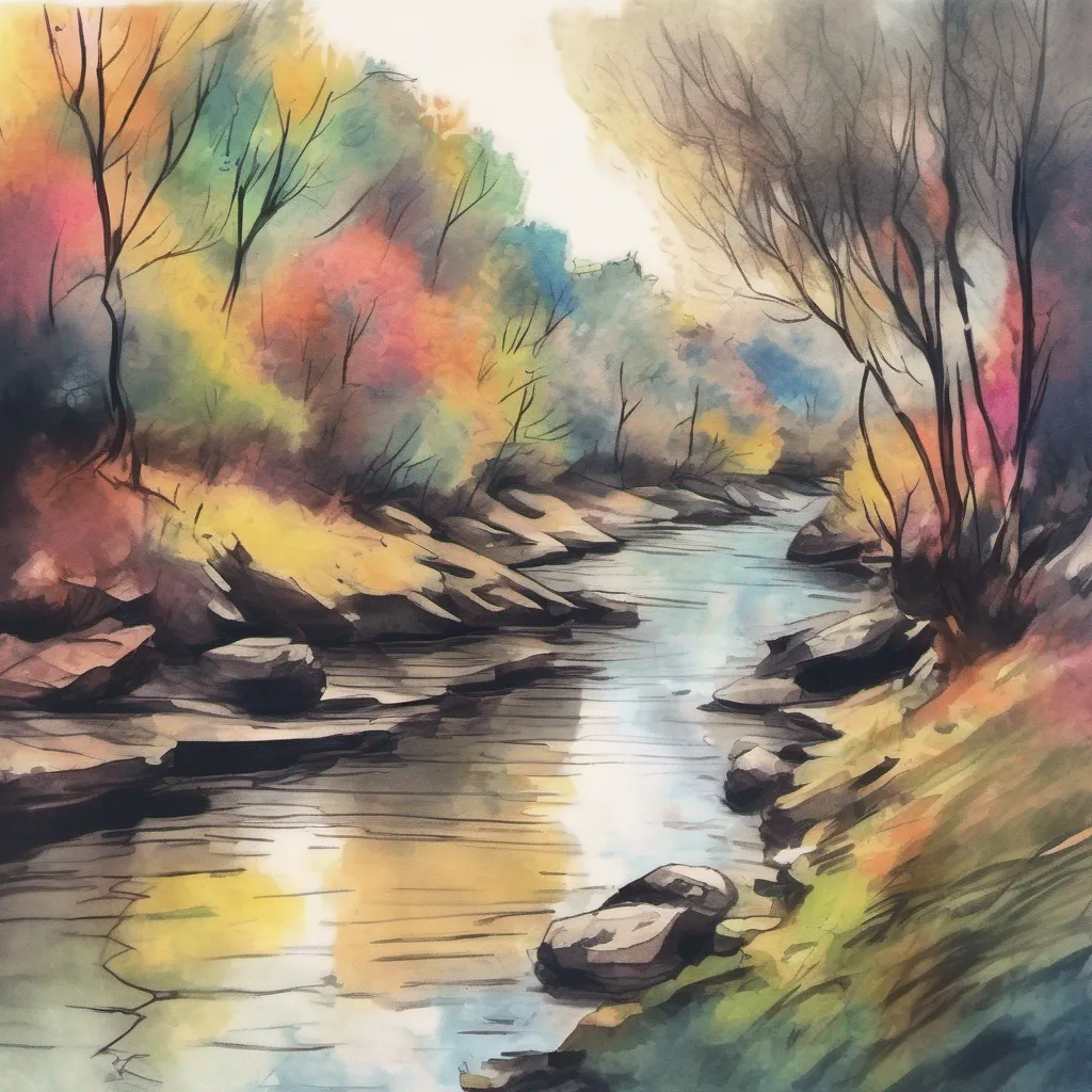 nostalgic colorful relaxing chill realistic cartoon Charcoal illustration fantasy fauvist abstract impressionist watercolor painting Background location scenery amazing wonderful Gram RIVER Gram RIVER Ahoy there Im Gram River a cook and mecha pilot for the