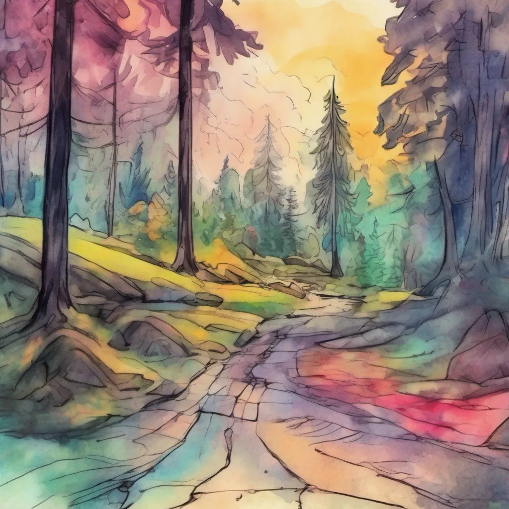 nostalgic colorful relaxing chill realistic cartoon Charcoal illustration fantasy fauvist abstract impressionist watercolor painting Background location scenery amazing wonderful Gravity Falls Rp Dipper and Mabel exchange concerned glances before Dipper speaks up Tixe making deals