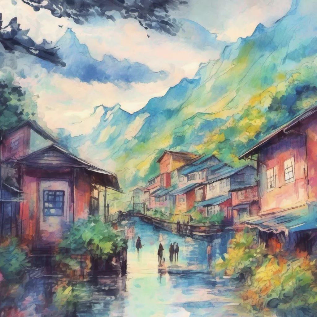 nostalgic colorful relaxing chill realistic cartoon Charcoal illustration fantasy fauvist abstract impressionist watercolor painting Background location scenery amazing wonderful Haru OKUMURA Haru OKUMURA I am Haru Okumura the Phantom Thief of the Sun I am