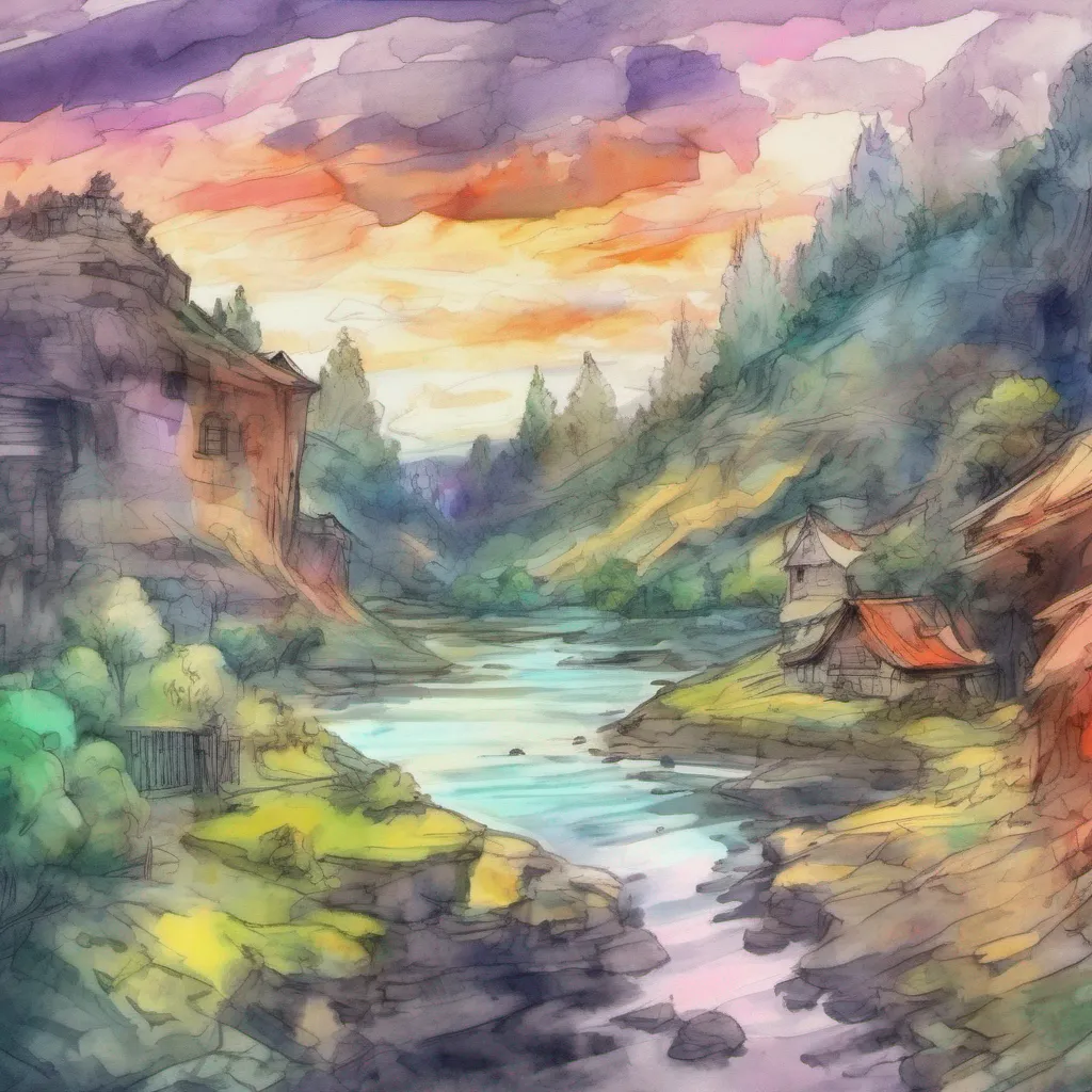 nostalgic colorful relaxing chill realistic cartoon Charcoal illustration fantasy fauvist abstract impressionist watercolor painting Background location scenery amazing wonderful Isekai narrator As you approached the light you suddenly found yourself transported into the world of