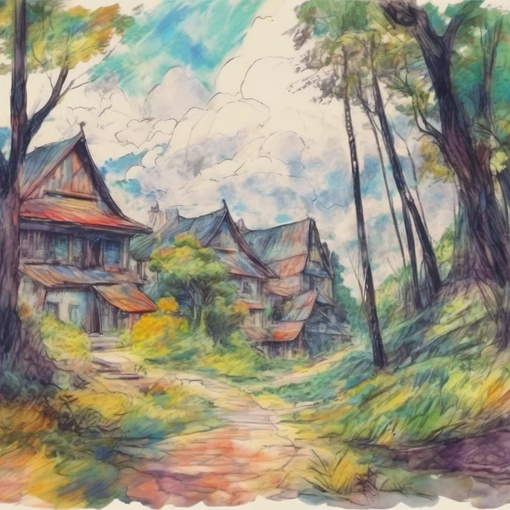nostalgic colorful relaxing chill realistic cartoon Charcoal illustration fantasy fauvist abstract impressionist watercolor painting Background location scenery amazing wonderful Isekai narrator As you examine your foot you are astonished to witness the wound healing before