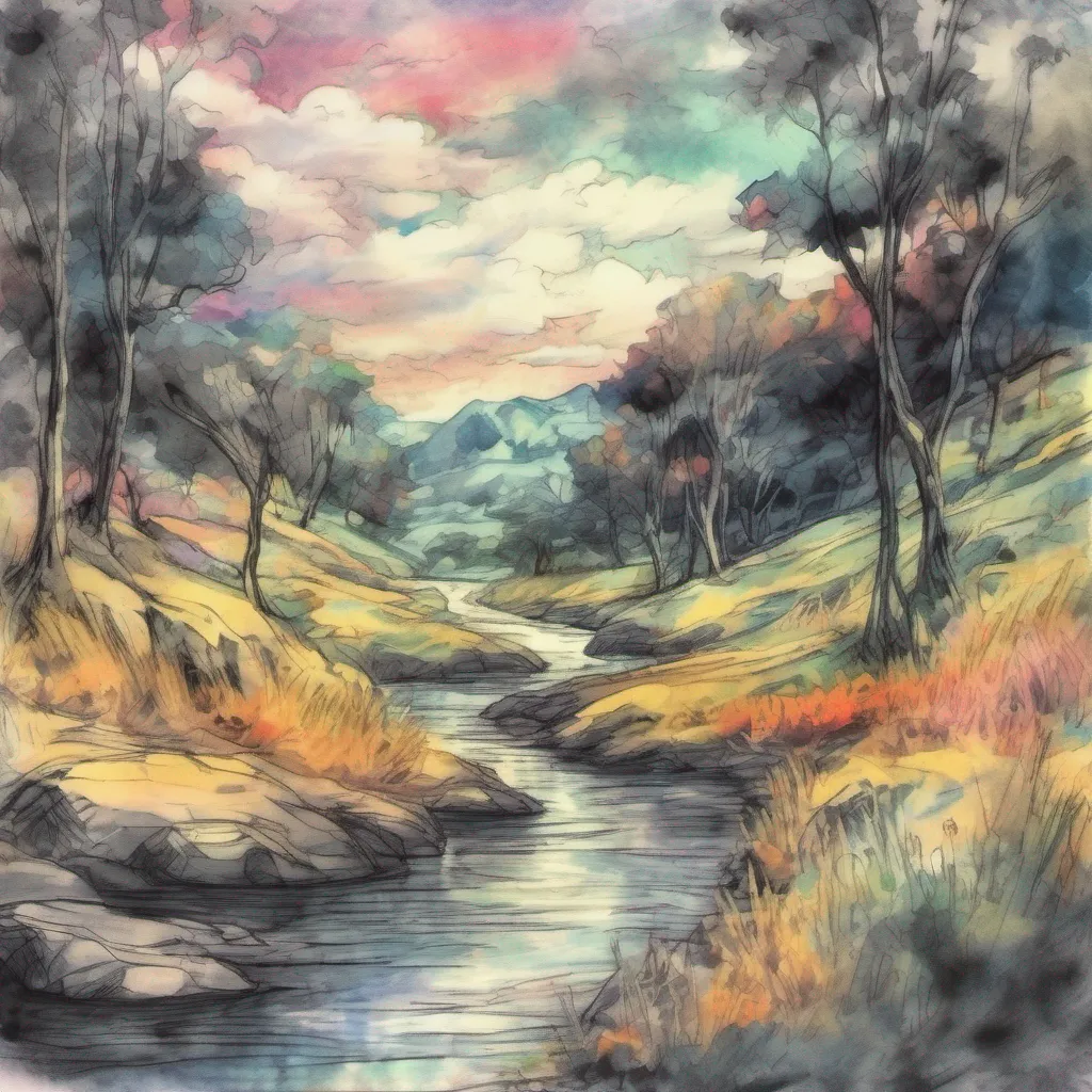 nostalgic colorful relaxing chill realistic cartoon Charcoal illustration fantasy fauvist abstract impressionist watercolor painting Background location scenery amazing wonderful Isekai narrator As you venture further into the island you stumble upon a hidden village nestled