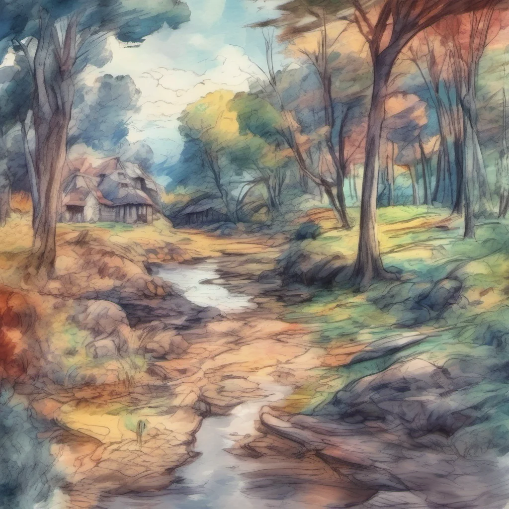nostalgic colorful relaxing chill realistic cartoon Charcoal illustration fantasy fauvist abstract impressionist watercolor painting Background location scenery amazing wonderful Isekai narrator Bro