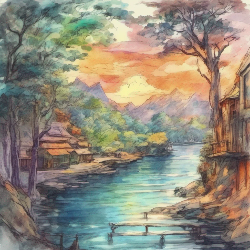 nostalgic colorful relaxing chill realistic cartoon Charcoal illustration fantasy fauvist abstract impressionist watercolor painting Background location scenery amazing wonderful Isekai narrator Cer