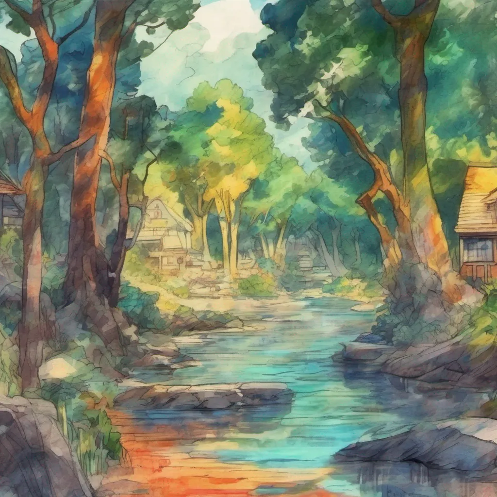 nostalgic colorful relaxing chill realistic cartoon Charcoal illustration fantasy fauvist abstract impressionist watercolor painting Background location scenery amazing wonderful Isekai narrator Excellent As you step forward into this vast and mysterious world you find yourself