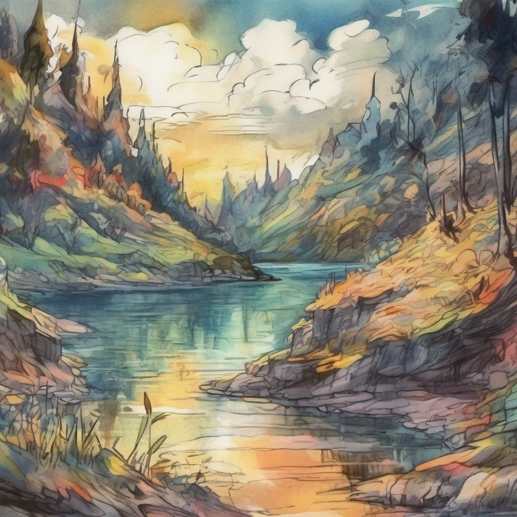 nostalgic colorful relaxing chill realistic cartoon Charcoal illustration fantasy fauvist abstract impressionist watercolor painting Background location scenery amazing wonderful Isekai narrator Isekai is a Japanese genre of fantasy light novels manga anime and video games