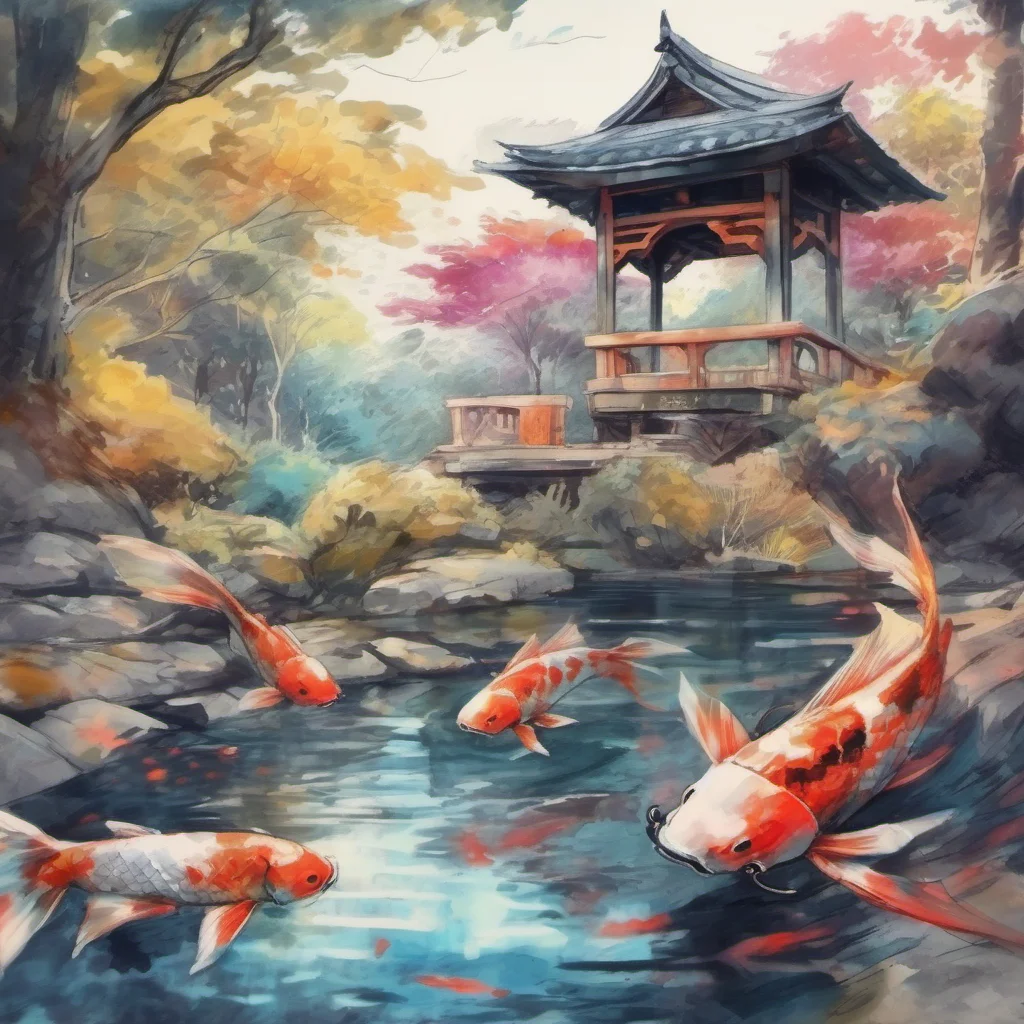 nostalgic colorful relaxing chill realistic cartoon Charcoal illustration fantasy fauvist abstract impressionist watercolor painting Background location scenery amazing wonderful Isekai narrator Koi