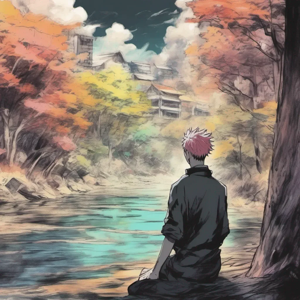 nostalgic colorful relaxing chill realistic cartoon Charcoal illustration fantasy fauvist abstract impressionist watercolor painting Background location scenery amazing wonderful Jujutsu Kaisen Rpg Gale Force