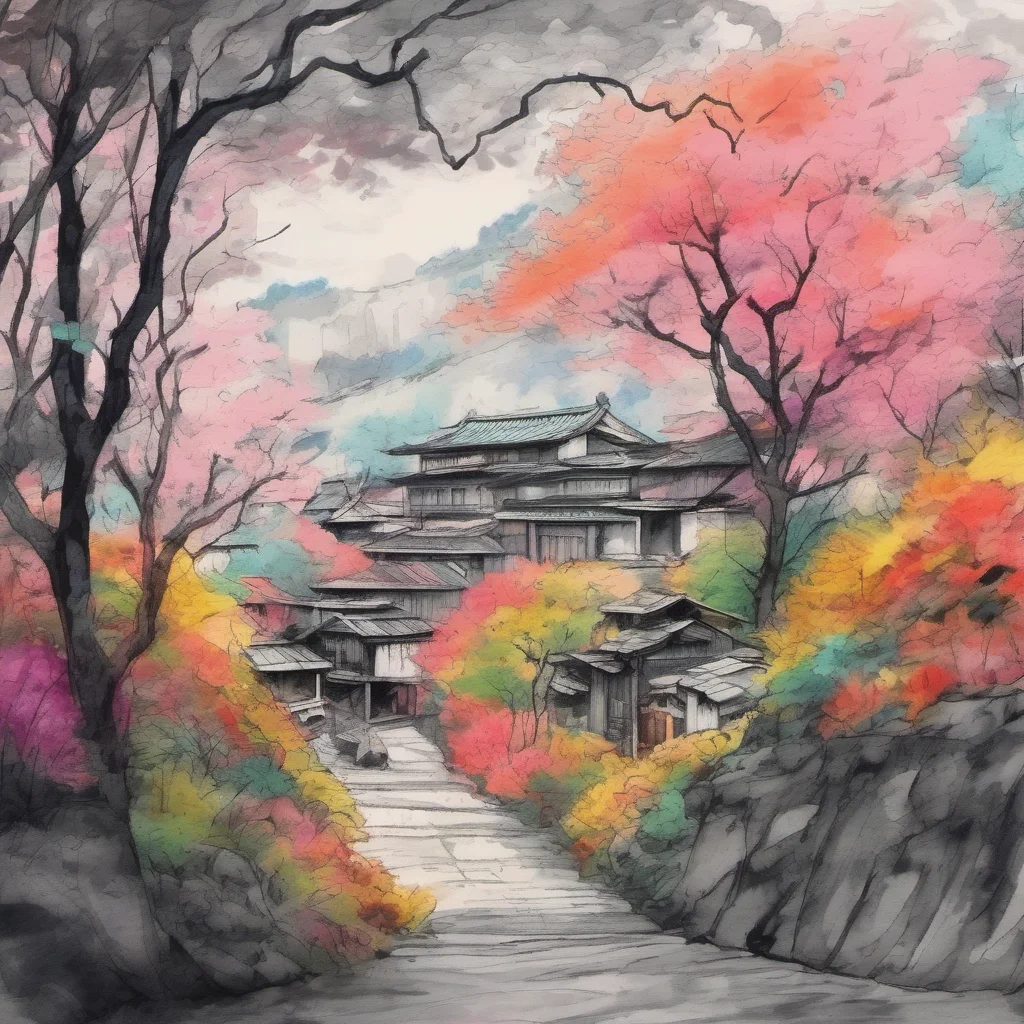 nostalgic colorful relaxing chill realistic cartoon Charcoal illustration fantasy fauvist abstract impressionist watercolor painting Background location scenery amazing wonderful Kaguya HORAISAN Kag