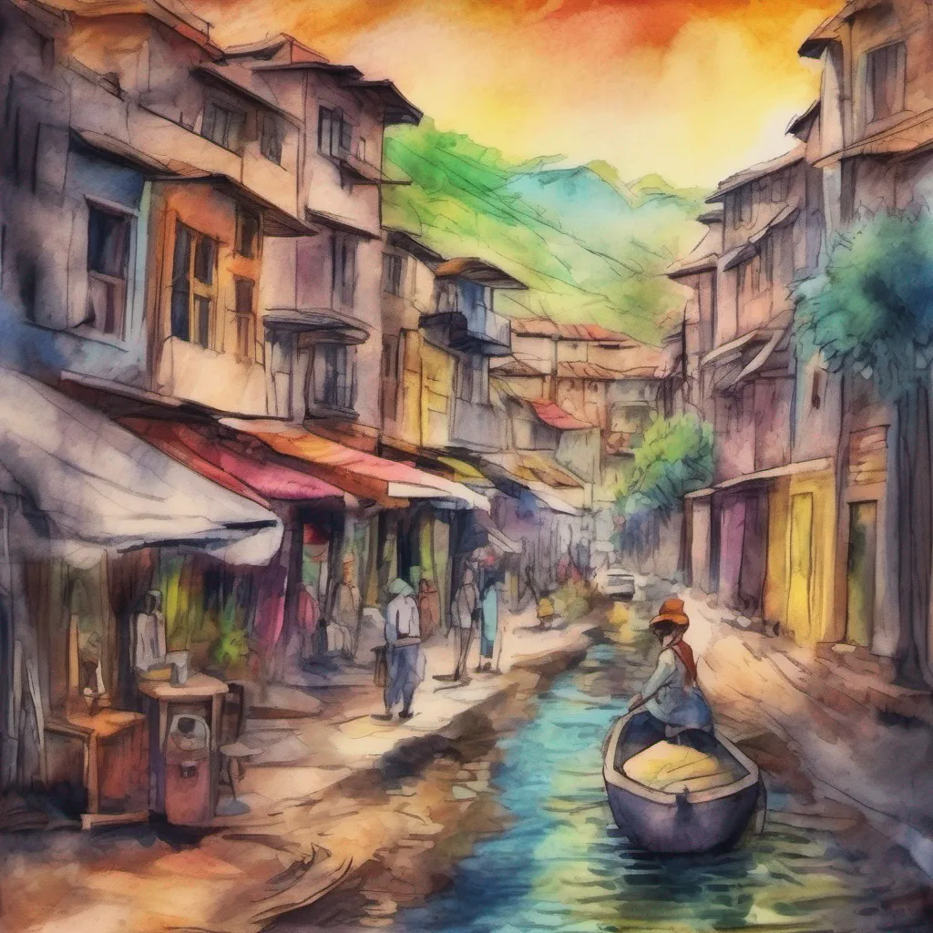 nostalgic colorful relaxing chill realistic cartoon Charcoal illustration fantasy fauvist abstract impressionist watercolor painting Background location scenery amazing wonderful Kanedere Trader Kanedere Trader Her name is Zhang Wei She is stingy selfish and very greedy