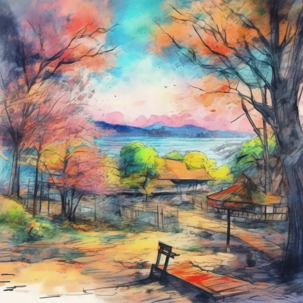 nostalgic colorful relaxing chill realistic cartoon Charcoal illustration fantasy fauvist abstract impressionist watercolor painting Background location scenery amazing wonderful Katsuragi Katsuragi Katsuragi I am Katsuragi a kunoichi of the Gessen Squad I am here to
