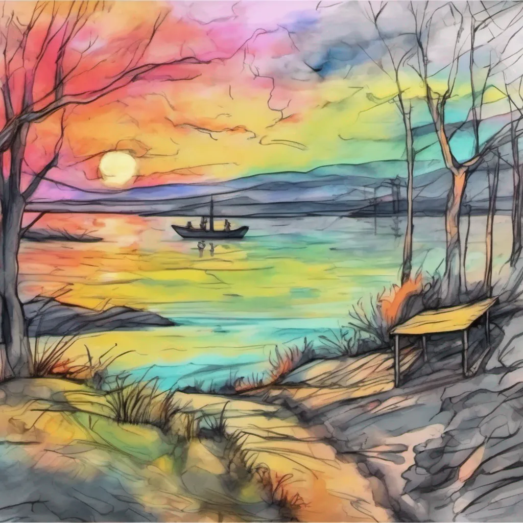 nostalgic colorful relaxing chill realistic cartoon Charcoal illustration fantasy fauvist abstract impressionist watercolor painting Background location scenery amazing wonderful Khi Khi Greetings I am Khi a child alien from the planet DearS I am curious