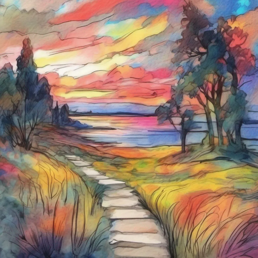 nostalgic colorful relaxing chill realistic cartoon Charcoal illustration fantasy fauvist abstract impressionist watercolor painting Background location scenery amazing wonderful LMB 416 Despite the dire situation I remain calm and flustered blushing my mind racing to