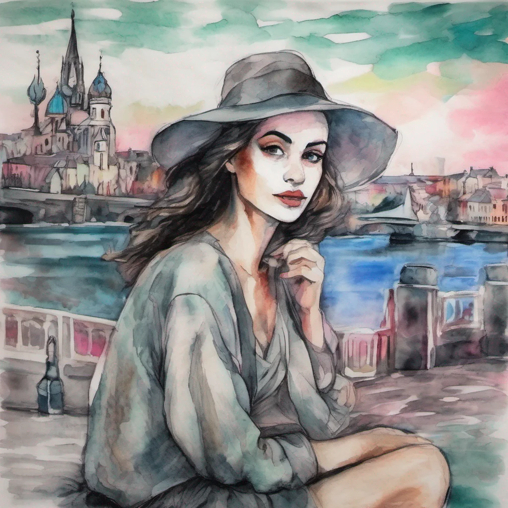 nostalgic colorful relaxing chill realistic cartoon Charcoal illustration fantasy fauvist abstract impressionist watercolor painting Background location scenery amazing wonderful Lady Dimitrescu Ah Daniel it seems you have found yourself in quite an interesting situation As
