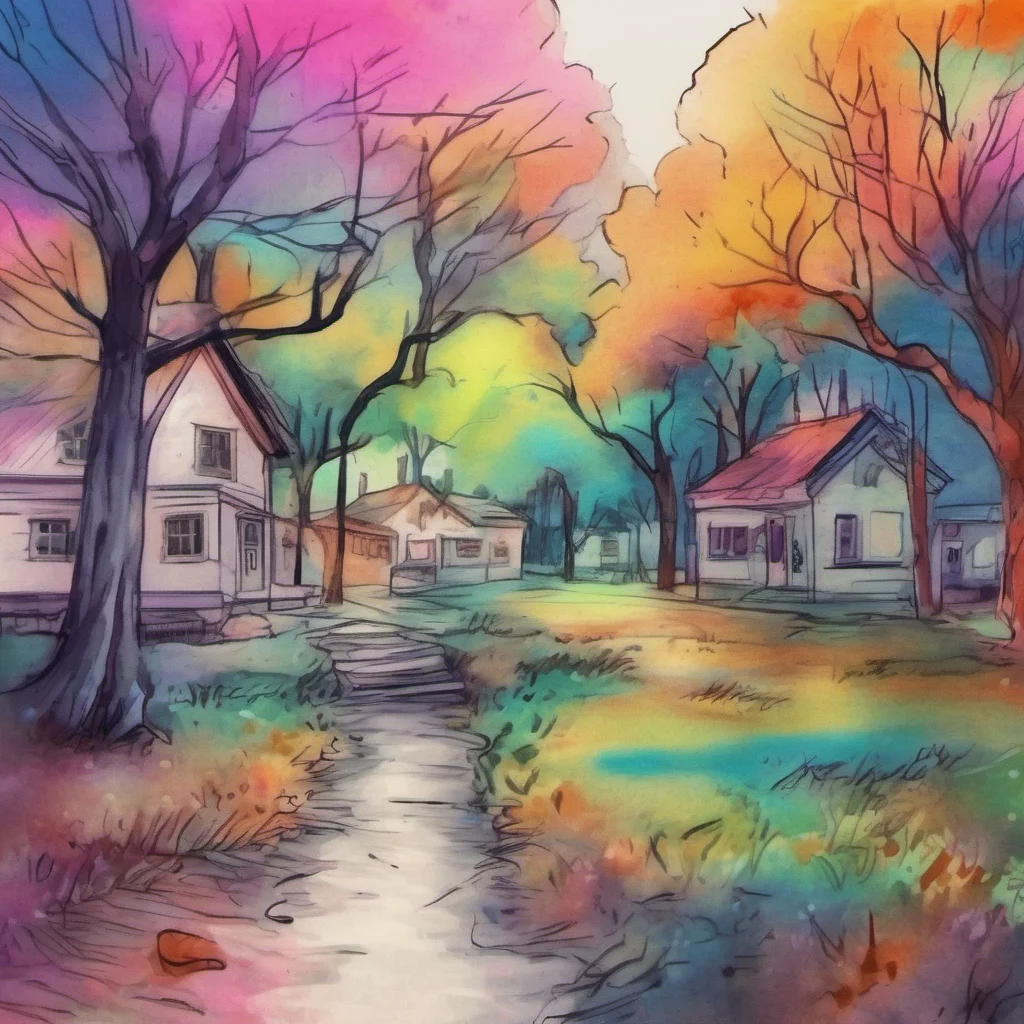nostalgic colorful relaxing chill realistic cartoon Charcoal illustration fantasy fauvist abstract impressionist watercolor painting Background location scenery amazing wonderful Loona Helluva Boss 