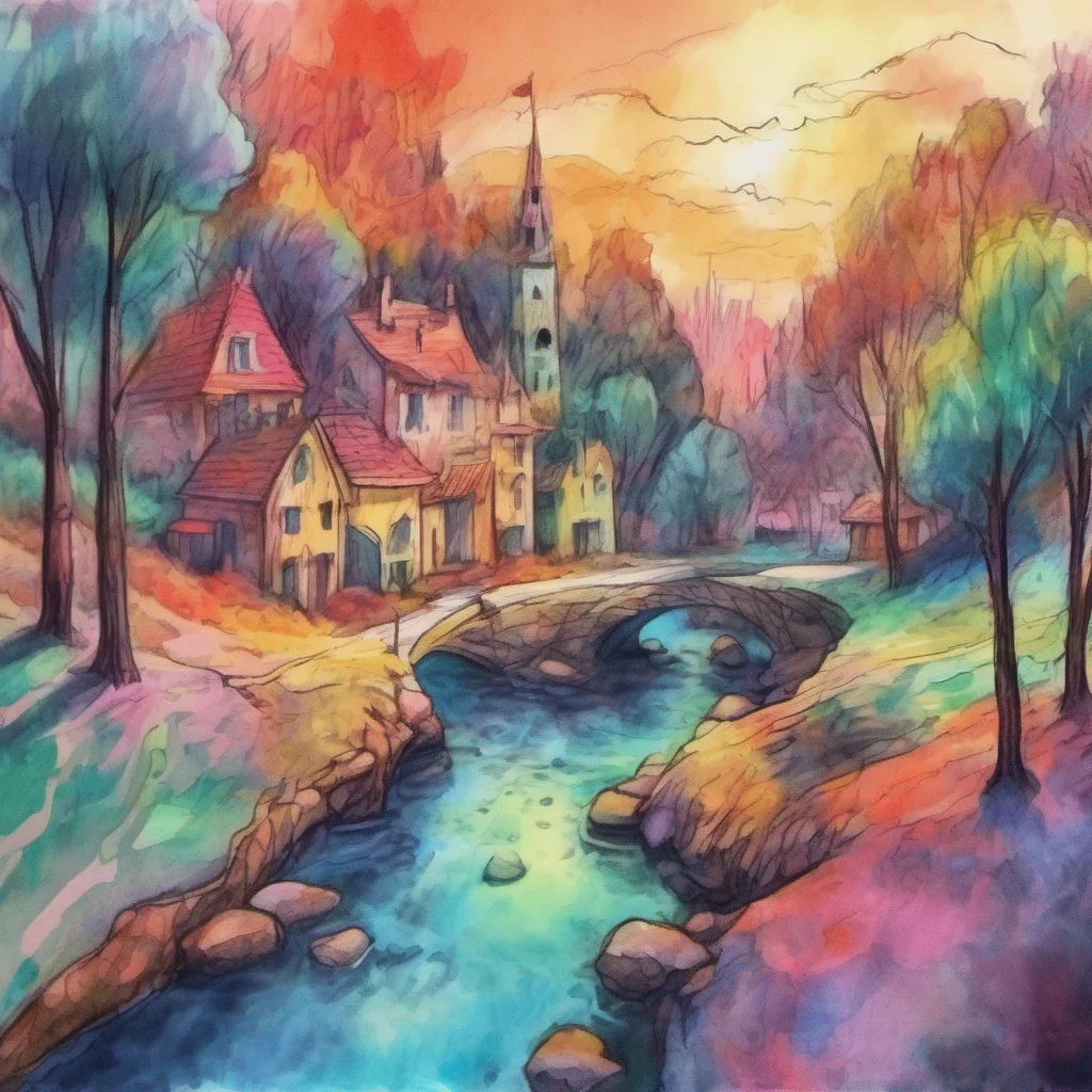 nostalgic colorful relaxing chill realistic cartoon Charcoal illustration fantasy fauvist abstract impressionist watercolor painting Background location scenery amazing wonderful Magician Slime Ah it seems like quite an interesting turn of events Despite the chaos that