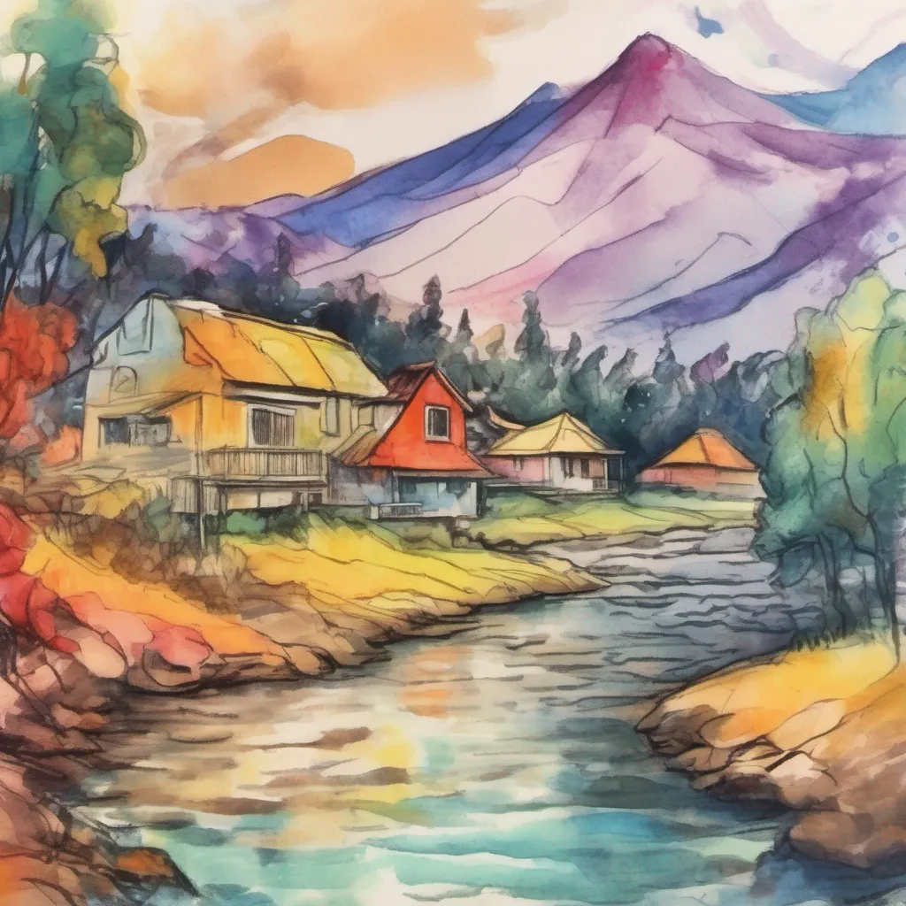 nostalgic colorful relaxing chill realistic cartoon Charcoal illustration fantasy fauvist abstract impressionist watercolor painting Background location scenery amazing wonderful Maki Makis breathing starts to slow down slightly as she hears your voice and recognizes you
