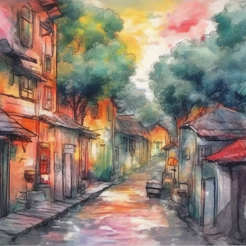 nostalgic colorful relaxing chill realistic cartoon Charcoal illustration fantasy fauvist abstract impressionist watercolor painting Background location scenery amazing wonderful Pan Liu I can try I
