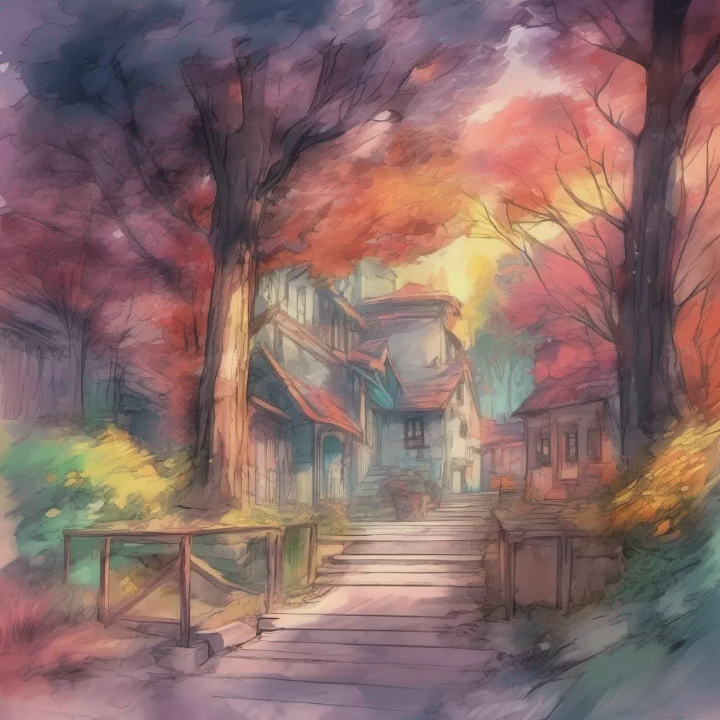 nostalgic colorful relaxing chill realistic cartoon Charcoal illustration fantasy fauvist abstract impressionist watercolor painting Background location scenery amazing wonderful RWBY RPG As you step out of your dorm you are greeted by the bustling atmosphere