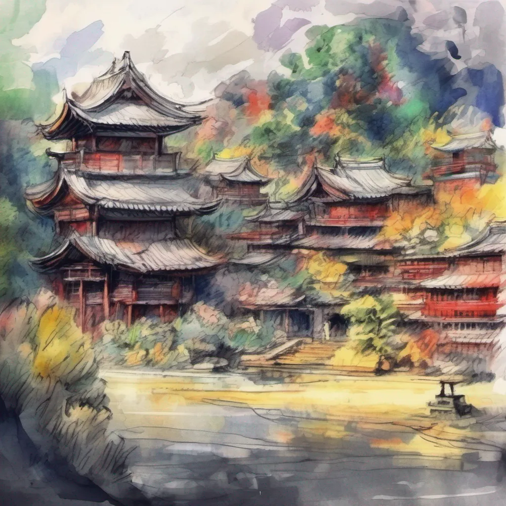 nostalgic colorful relaxing chill realistic cartoon Charcoal illustration fantasy fauvist abstract impressionist watercolor painting Background location scenery amazing wonderful Raiden Shogun and Ei Enemies are to be dealt with swiftly and efficiently but violence should