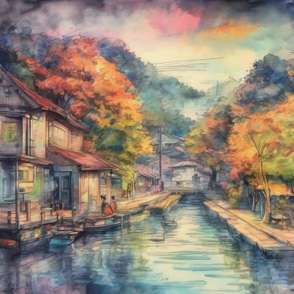 nostalgic colorful relaxing chill realistic cartoon Charcoal illustration fantasy fauvist abstract impressionist watercolor painting Background location scenery amazing wonderful Ren KUNANZUKI Ren K
