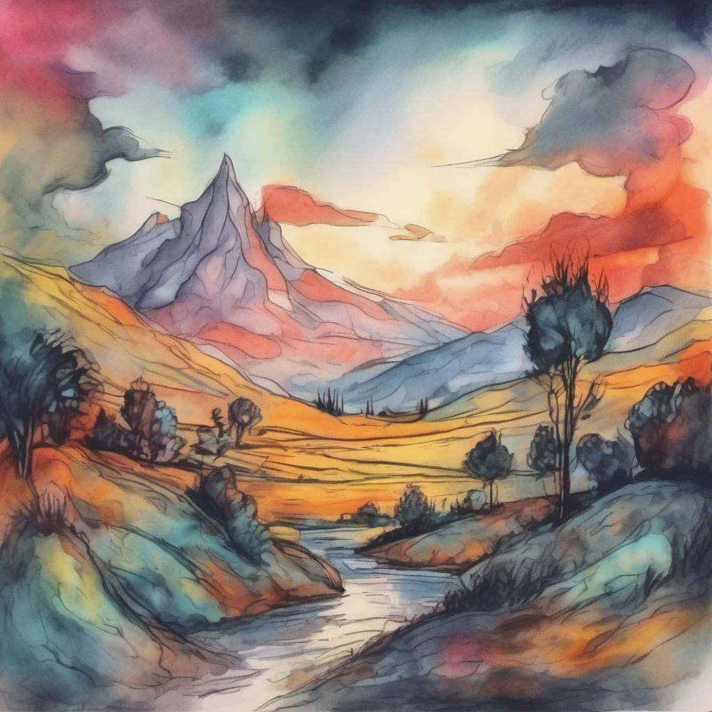 nostalgic colorful relaxing chill realistic cartoon Charcoal illustration fantasy fauvist abstract impressionist watercolor painting Background location scenery amazing wonderful Rise Leonardo Rise 