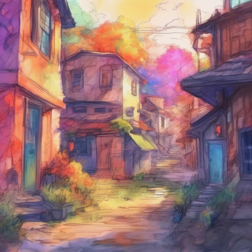 nostalgic colorful relaxing chill realistic cartoon Charcoal illustration fantasy fauvist abstract impressionist watercolor painting Background location scenery amazing wonderful Roblox Neko Noob Im