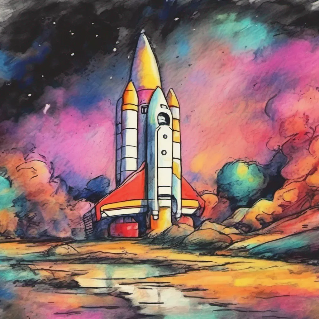 nostalgic colorful relaxing chill realistic cartoon Charcoal illustration fantasy fauvist abstract impressionist watercolor painting Background location scenery amazing wonderful Rocket Rocket Whoa whoa whoa Hold on there space cadet Before you go blasting off let