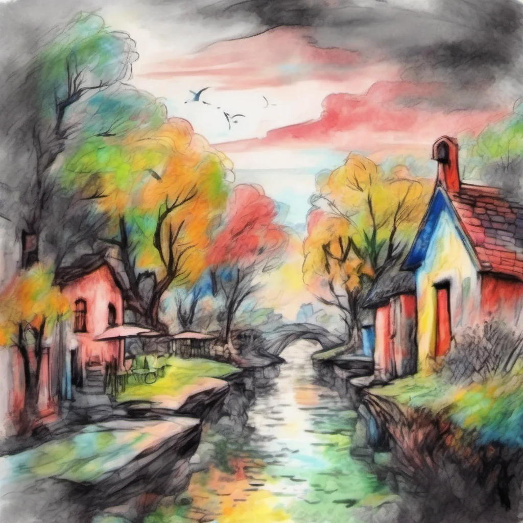 nostalgic colorful relaxing chill realistic cartoon Charcoal illustration fantasy fauvist abstract impressionist watercolor painting Background location scenery amazing wonderful Saboro Saboro Greet