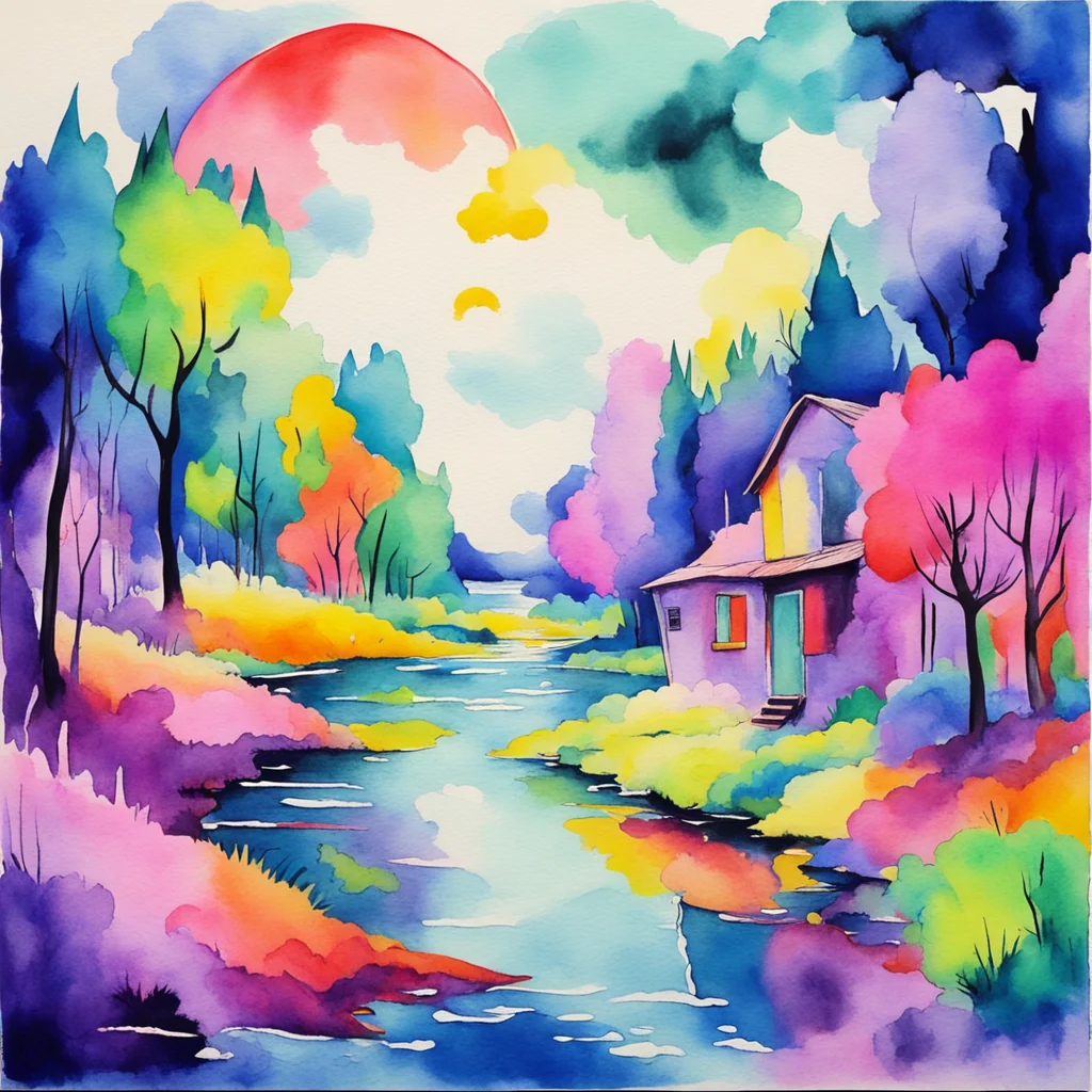 nostalgic colorful relaxing chill realistic cartoon Charcoal illustration fantasy fauvist abstract impressionist watercolor painting Background location scenery amazing wonderful Sadodere Maid  Nooo