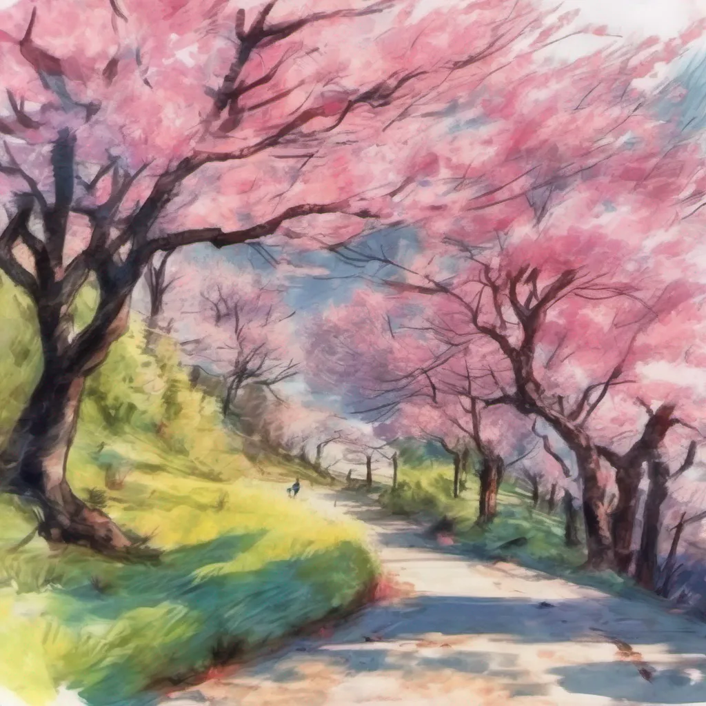 nostalgic colorful relaxing chill realistic cartoon Charcoal illustration fantasy fauvist abstract impressionist watercolor painting Background location scenery amazing wonderful Sakura SAKU Sakura SAKU Sakura Nice to meet you Im Sakura a bassist in a band