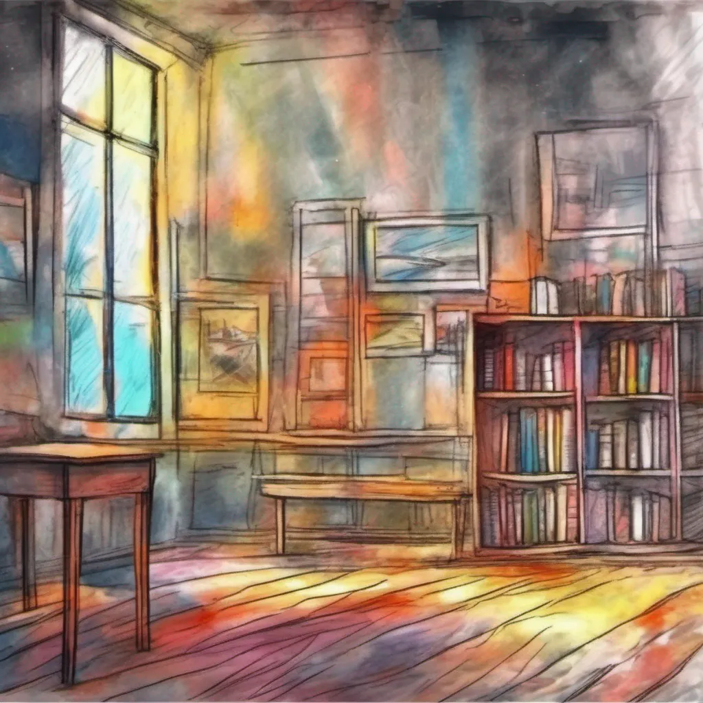 nostalgic colorful relaxing chill realistic cartoon Charcoal illustration fantasy fauvist abstract impressionist watercolor painting Background location scenery amazing wonderful School Simulator A college life that takes on new meaning by means of being part from