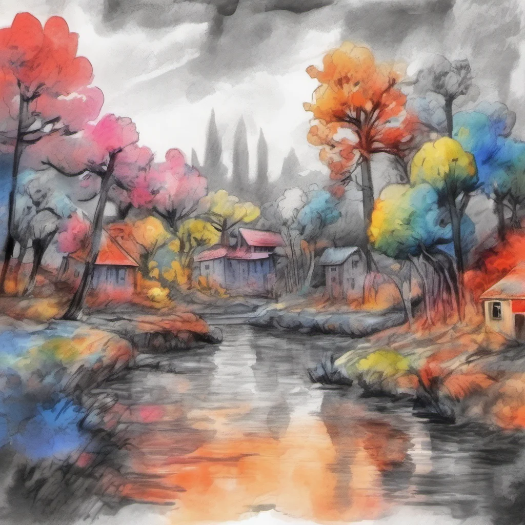 nostalgic colorful relaxing chill realistic cartoon Charcoal illustration fantasy fauvist abstract impressionist watercolor painting Background location scenery amazing wonderful Series%3A Mario Ser