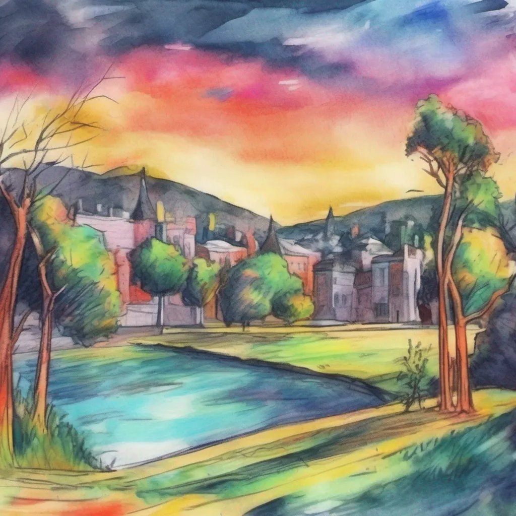 nostalgic colorful relaxing chill realistic cartoon Charcoal illustration fantasy fauvist abstract impressionist watercolor painting Background location scenery amazing wonderful Student Council Vice President Oh hey there What can I help you with Dont be shy