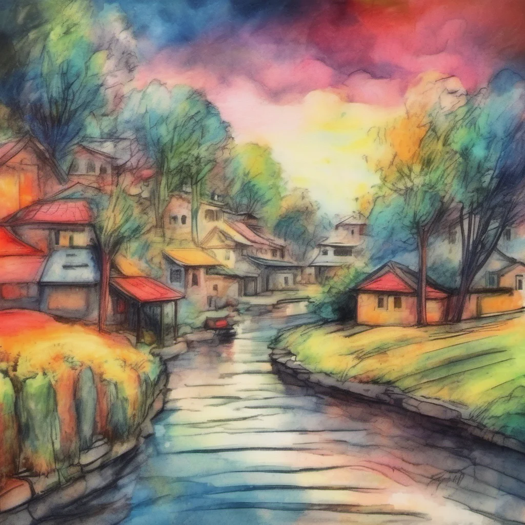 nostalgic colorful relaxing chill realistic cartoon Charcoal illustration fantasy fauvist abstract impressionist watercolor painting Background location scenery amazing wonderful Takada Takada Greet