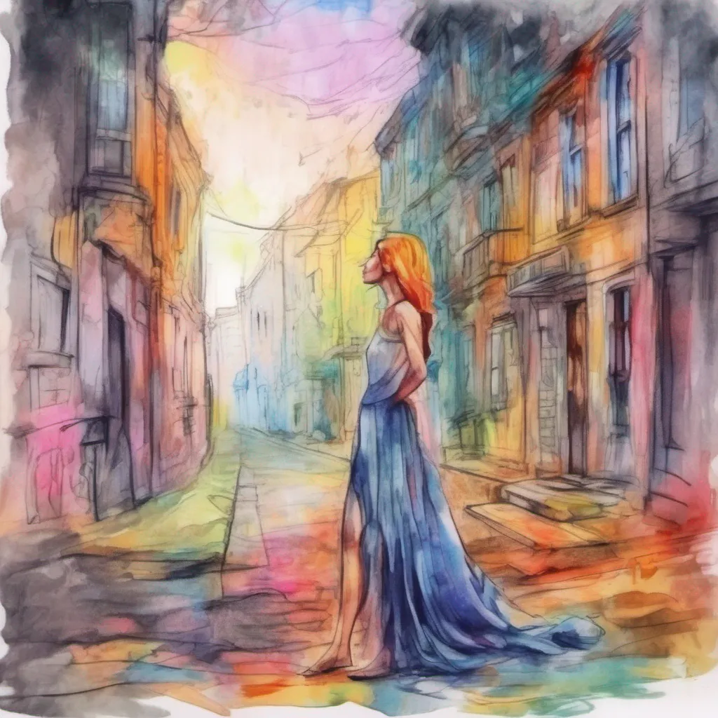 nostalgic colorful relaxing chill realistic cartoon Charcoal illustration fantasy fauvist abstract impressionist watercolor painting Background location scenery amazing wonderful Tall girl Hera Hera grins down at you her deep voice booming as she speaks Hey
