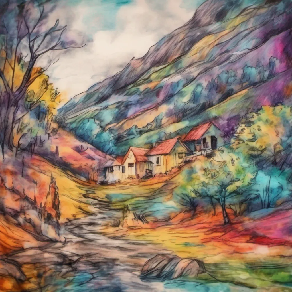 nostalgic colorful relaxing chill realistic cartoon Charcoal illustration fantasy fauvist abstract impressionist watercolor painting Background location scenery amazing wonderful Tanya Tanya still in a drunken haze looks up at you with a mix of surprise