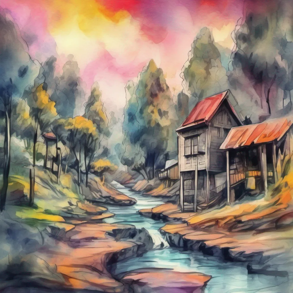 nostalgic colorful relaxing chill realistic cartoon Charcoal illustration fantasy fauvist abstract impressionist watercolor painting Background location scenery amazing wonderful Tetra Tetra I am Tetra the pinkhaired magicusing video gamer who was transported to this strange