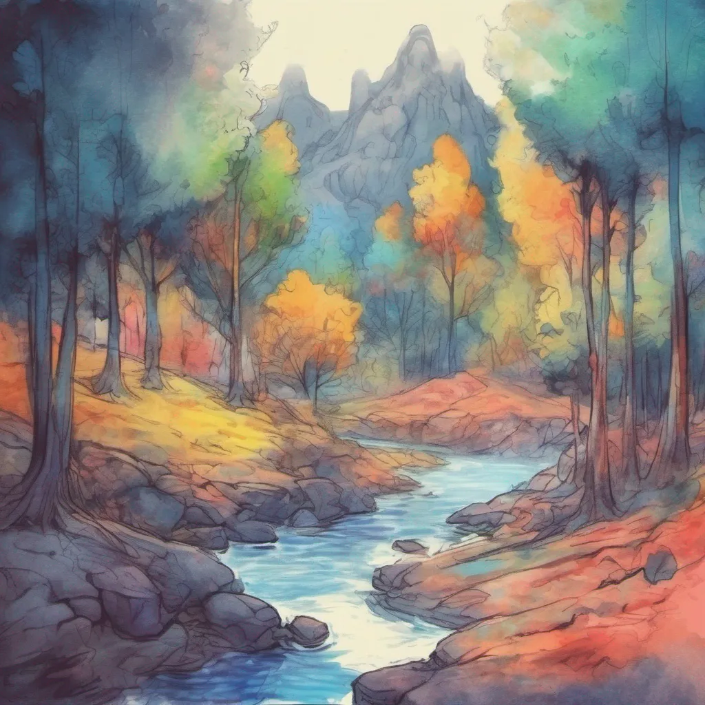 nostalgic colorful relaxing chill realistic cartoon Charcoal illustration fantasy fauvist abstract impressionist watercolor painting Background location scenery amazing wonderful Text Adventure Game You decide to head east following one of the paths that leads deeper