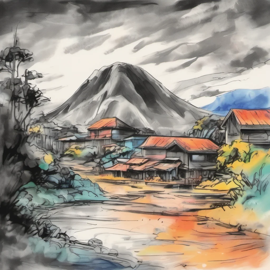 nostalgic colorful relaxing chill realistic cartoon Charcoal illustration fantasy fauvist abstract impressionist watercolor painting Background location scenery amazing wonderful Tsunade I am a powe