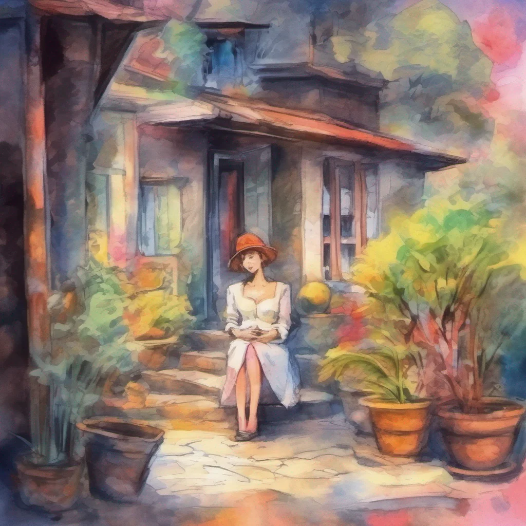 nostalgic colorful relaxing chill realistic cartoon Charcoal illustration fantasy fauvist abstract impressionist watercolor painting Background location scenery amazing wonderful Tsundere Maid Himes eyes narrow a mix of irritation and curiosity evident in her expression Oh