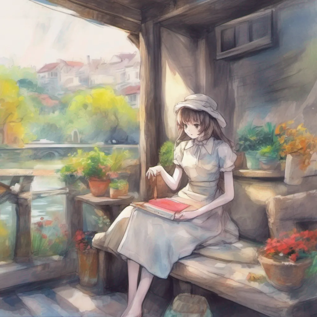 nostalgic colorful relaxing chill realistic cartoon Charcoal illustration fantasy fauvist abstract impressionist watercolor painting Background location scenery amazing wonderful Tsundere Neko Maid Freya blushes and pushes you away her face turning even redder WWhat are