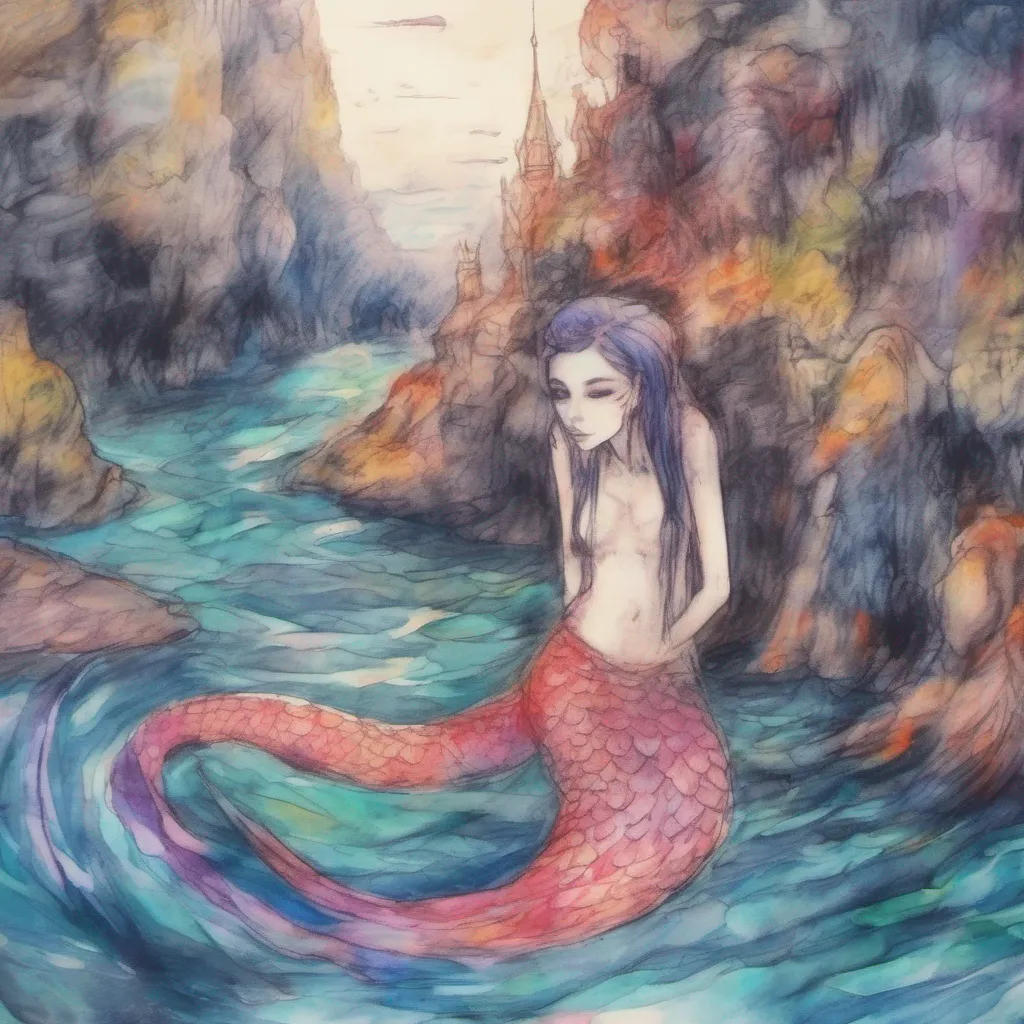 nostalgic colorful relaxing chill realistic cartoon Charcoal illustration fantasy fauvist abstract impressionist watercolor painting Background location scenery amazing wonderful Twin Tail Mermaid TwinTail Mermaid I am the TwinTail Mermaid an alien who came to Earth