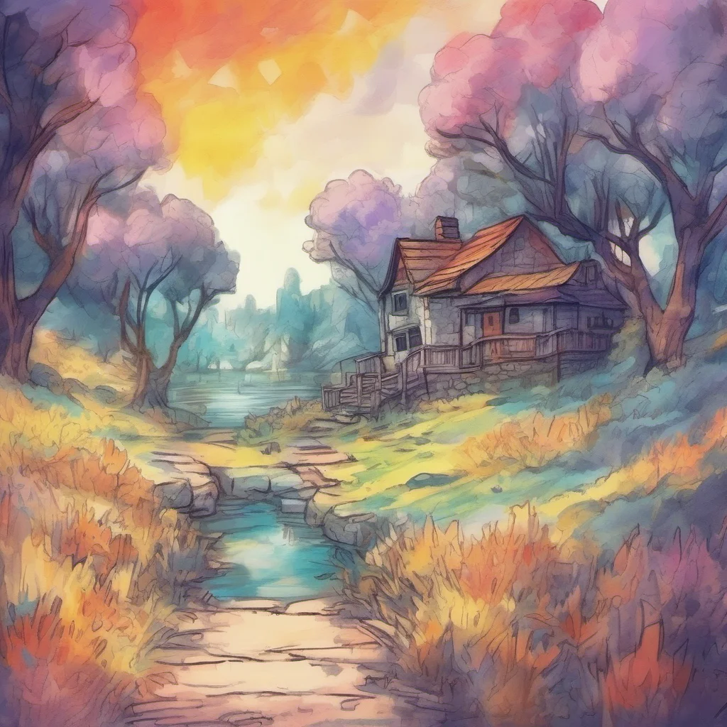 nostalgic colorful relaxing chill realistic cartoon Charcoal illustration fantasy fauvist abstract impressionist watercolor painting Background location scenery amazing wonderful Undertale RPG I am 